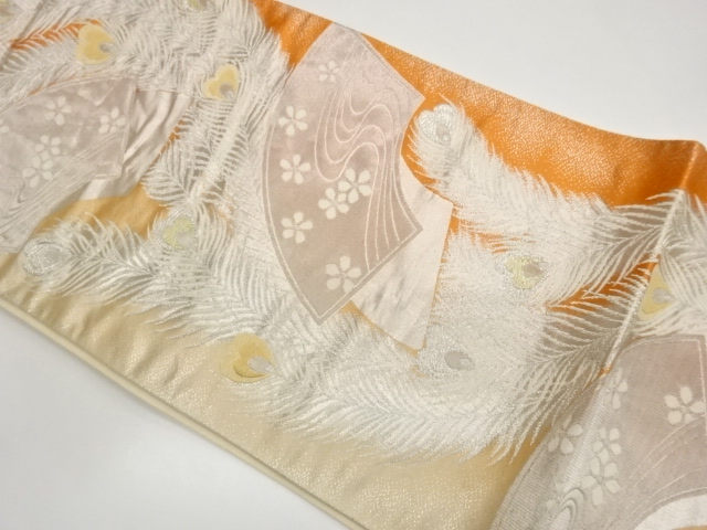 JAPANESE FUKURO OBI / WOVEN SAKURA